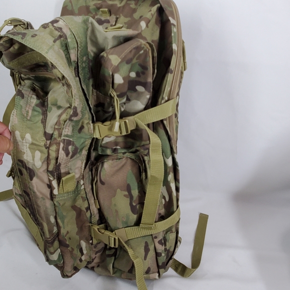 Large Code Alpha Militia Expandable Backpack Military Style Camouflage Hiking Ca - Picture 11 of 16